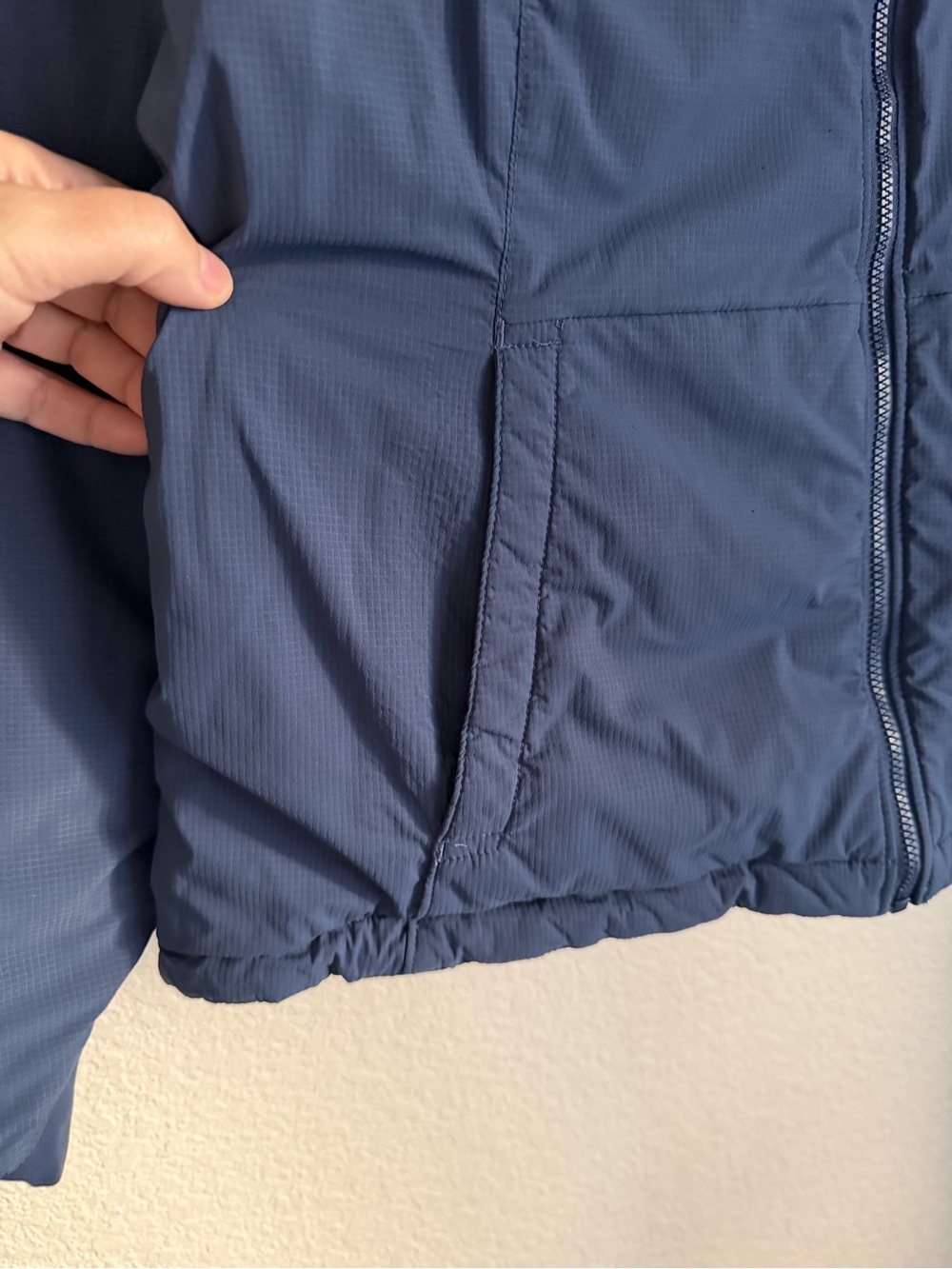 Eddie Bauer Women's Ignitelite Stretch Reversible Hooded Jacket M Green Blue - Picture 8 of 14